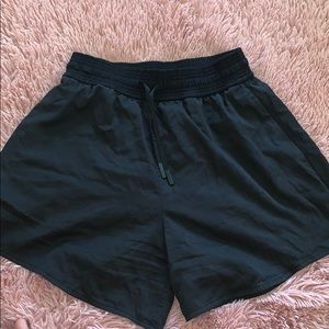 Black, size 6 lululemon shorts